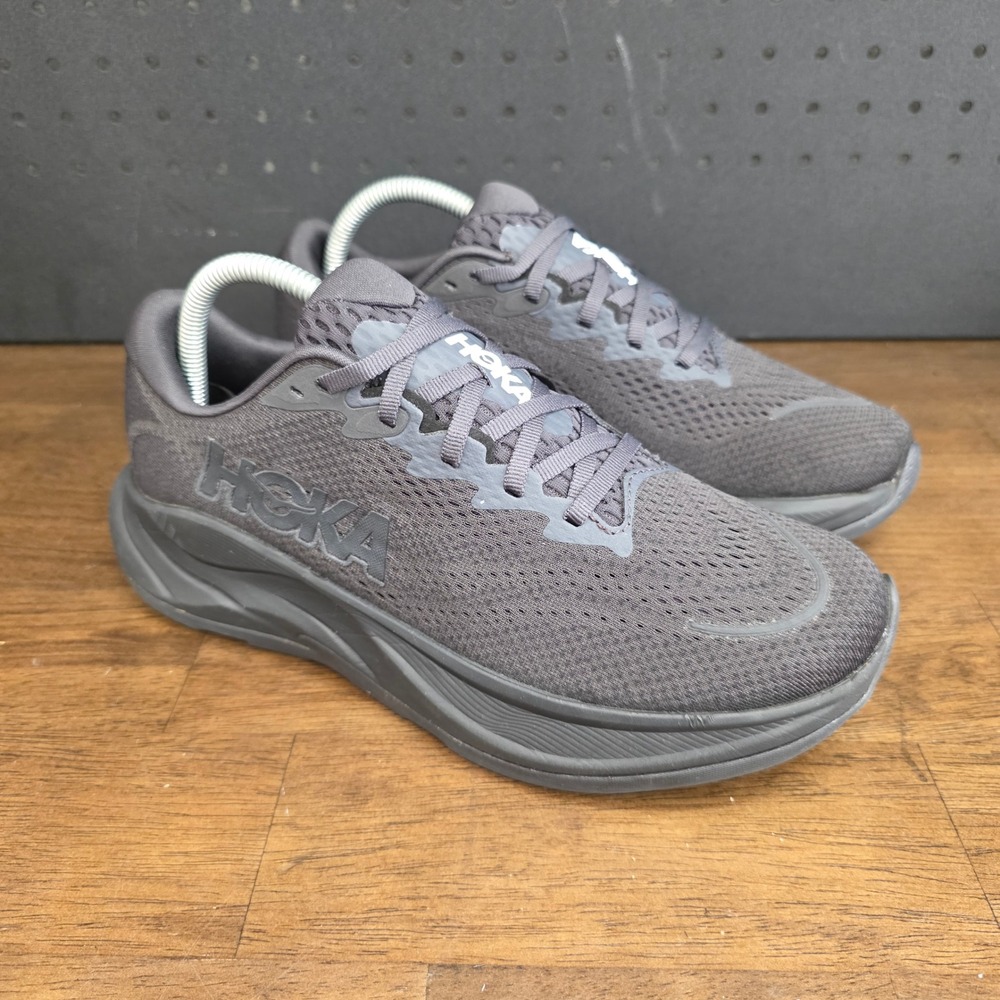 Hoka One One Rincon 4 Shoes Womens 9B Triple Black Running 1155131